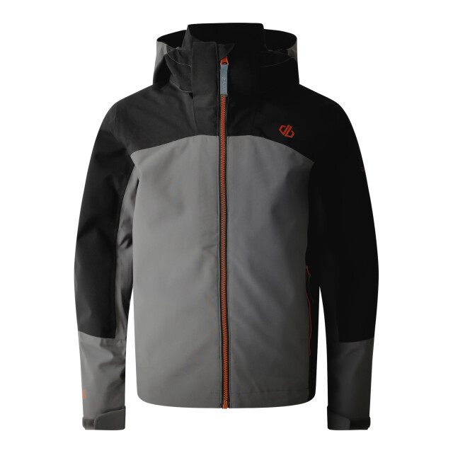 Regatta Kinderen/kinderen explore ii waterdichte jas UTRG11536_blackgranitegrey large
