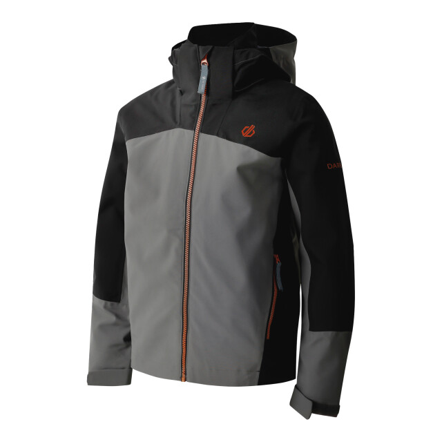 Regatta Kinderen/kinderen explore ii waterdichte jas UTRG11536_blackgranitegrey large