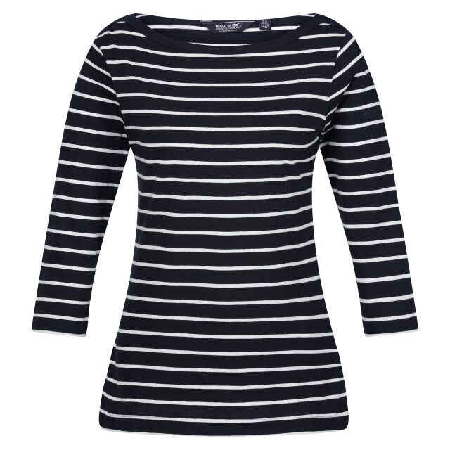 Regatta Dames bayletta 3/4 mouw top UTRG10195_navywhite large
