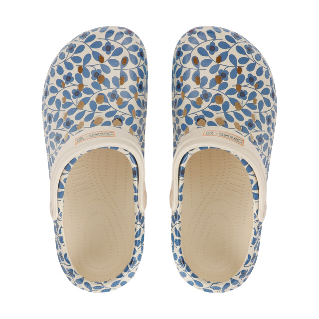 Regatta Dames orla kiely jasmine bloemen klompen UTRG11563_blue large