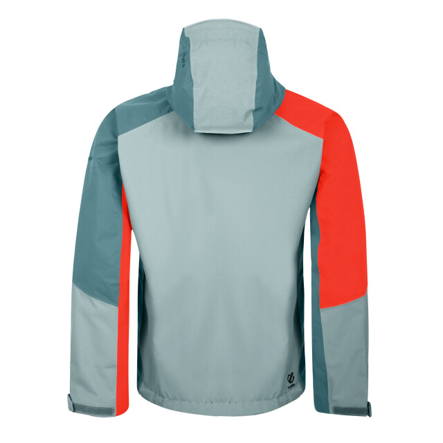 Dare2b Heren arising waterdichte jas UTRG8731_trailblazeorangeslatemediterraneangreen large