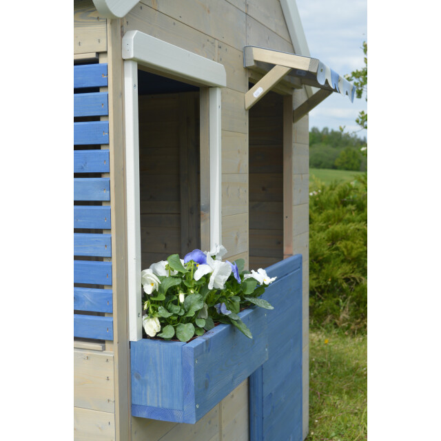 Wendi Toys Houten speelhuis strandwinkel blauw voor buiten / tuin 3047870 large