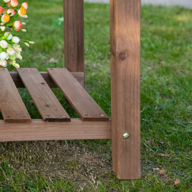 4goodz Outsunny verhoogde plantenbak 54x123x74 cm met 8 vaks-verdeler 3079299 large