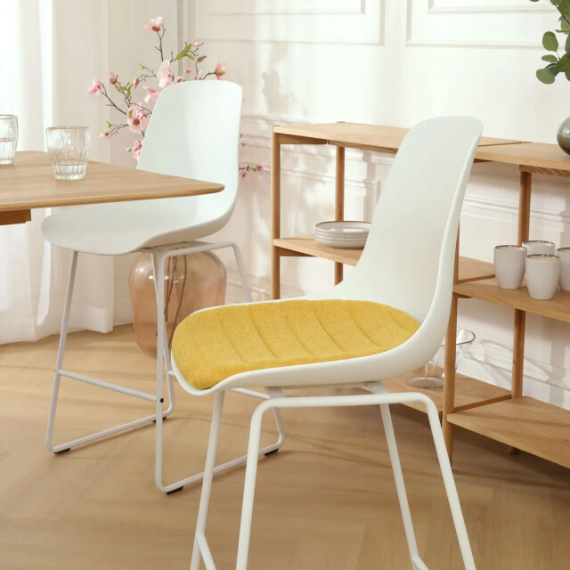 Nolon Nino-liv barkruk en okergeel zitkussen onderstel 75 cm 2393227 large
