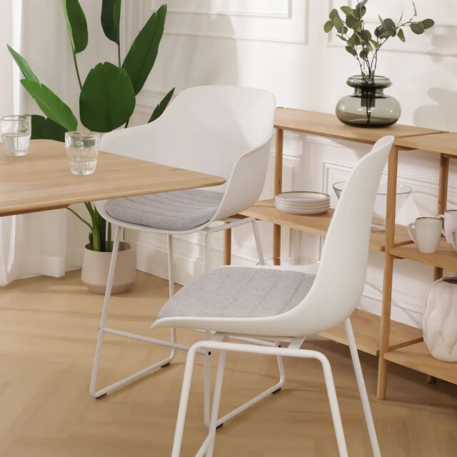 Nolon Nino-liv barkruk en lichtgrijs zitkussen onderstel 75 cm 2393225 large
