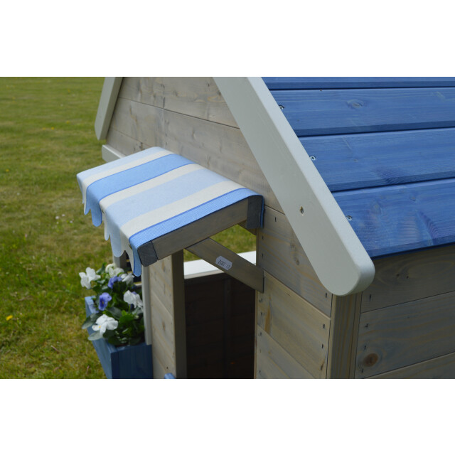 Wendi Toys Houten speelhuis strandwinkel blauw voor buiten / tuin 3047870 large