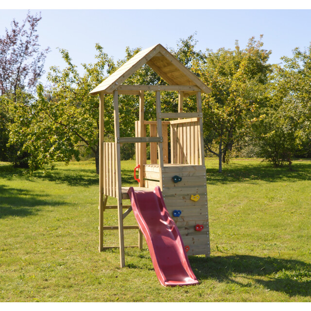 Wendi Toys Wtj2 | houten speeltoren konijn | inclusief glijbaan en klimwand | 3047871 large