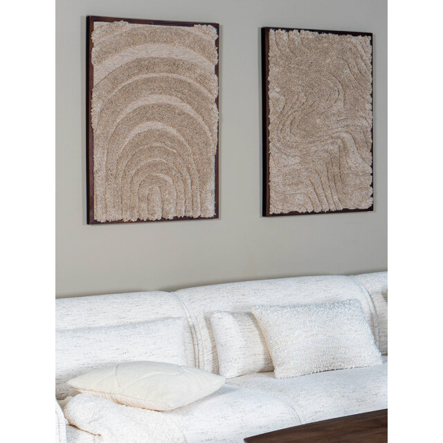 Home67 Wanddecoratie demi wool hanging 70 x 100 cm 2905414 large