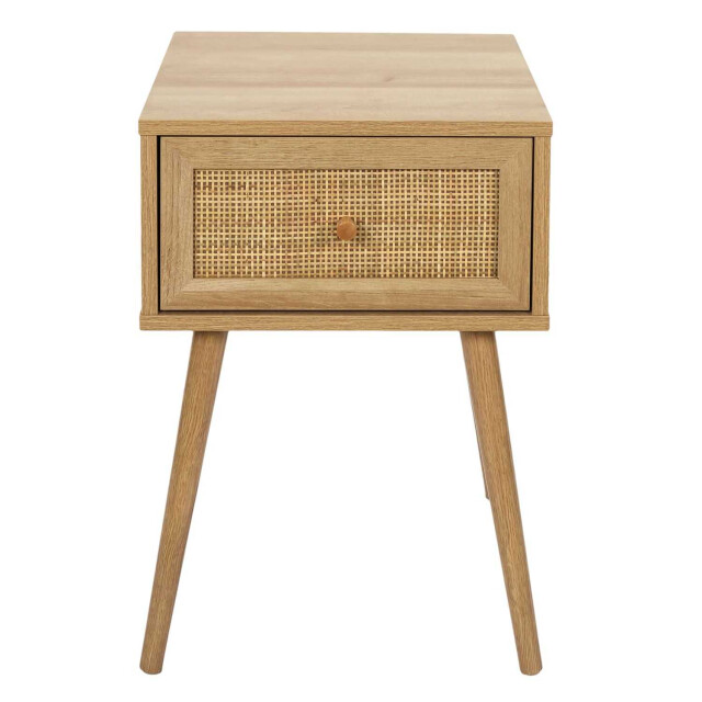 Home Deco Factory 4goodz bali nachtkastje vierkant met lade 39x39x55 cm bohemian 3079808 large