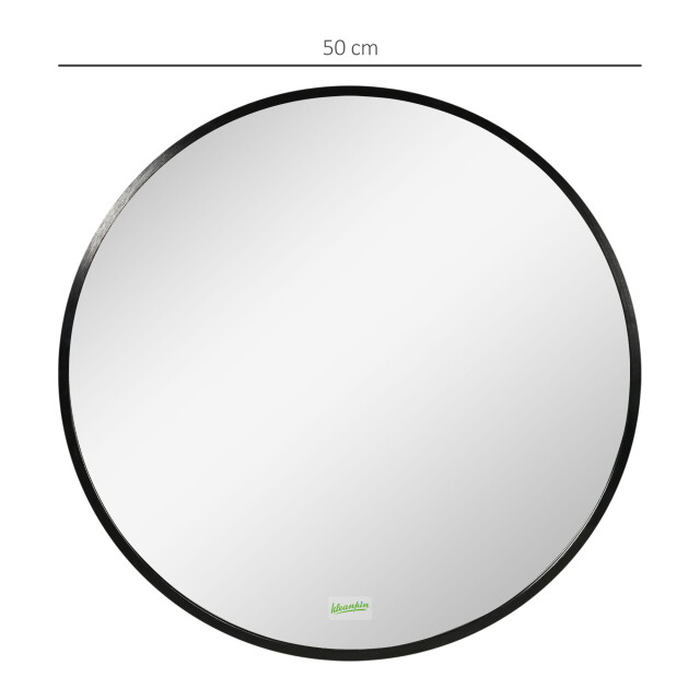 4goodz Ronde spiegel 50 cm met aluminium frame - 3079908 large
