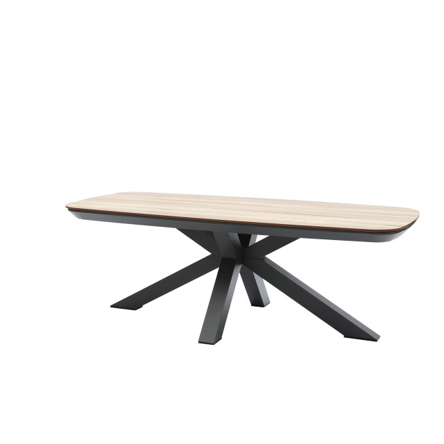 SenS-Line bradford tuintafel 220x100cm hpl houtlook 3079742 large