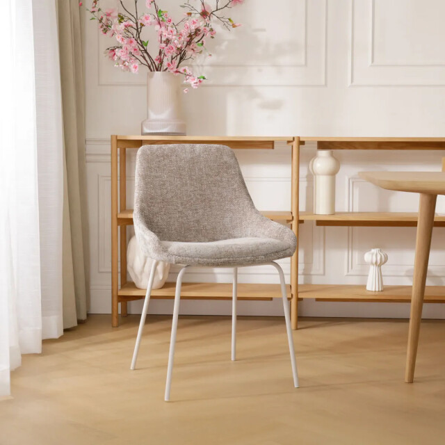 Nolon Nora-isa eetkamerstoel wit onderstel 3031426 large