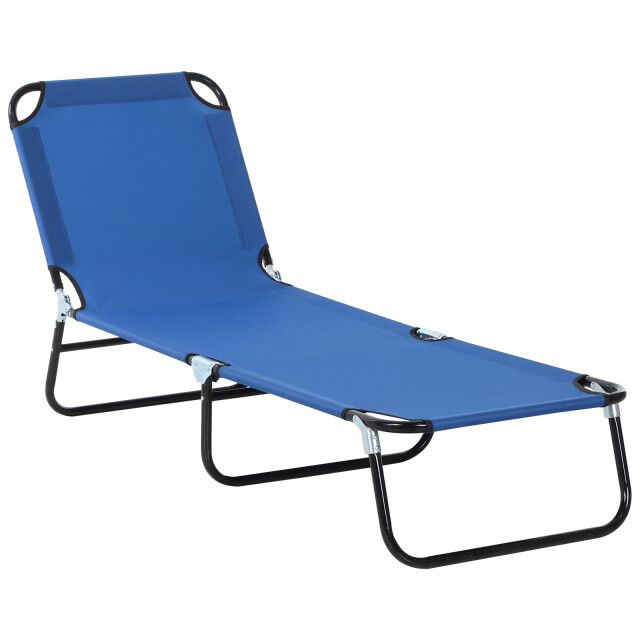 4goodz Ligbed opvouwbaar rugleuning verstelbaar 5 standen - 3079556 large