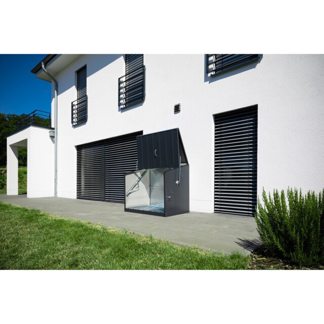 Trimetals Opbergkast stoweaway tm11000 fietsenberging antraciet | 88x136x112 3048339 large