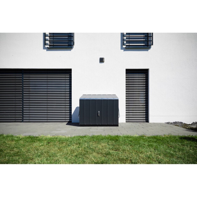 Trimetals Opbergkast stoweaway tm11000 fietsenberging antraciet | 88x136x112 3048339 large
