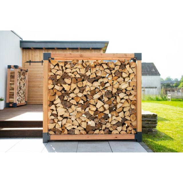 Westmann Haardhout houtopslag houtrek wmkr3030 brandhoutrek 198x40x180 cm 3047921 large