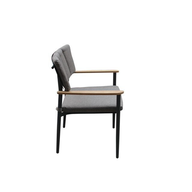 SenS-Line alicante eetkamerstoelen set van 4 56,5x59,5x87 aluminium 3079741 large