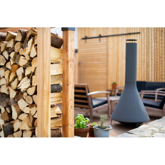 Westmann Haardhout houtopslag houtrek wmkr3030 brandhoutrek 198x40x180 cm 3047921 large