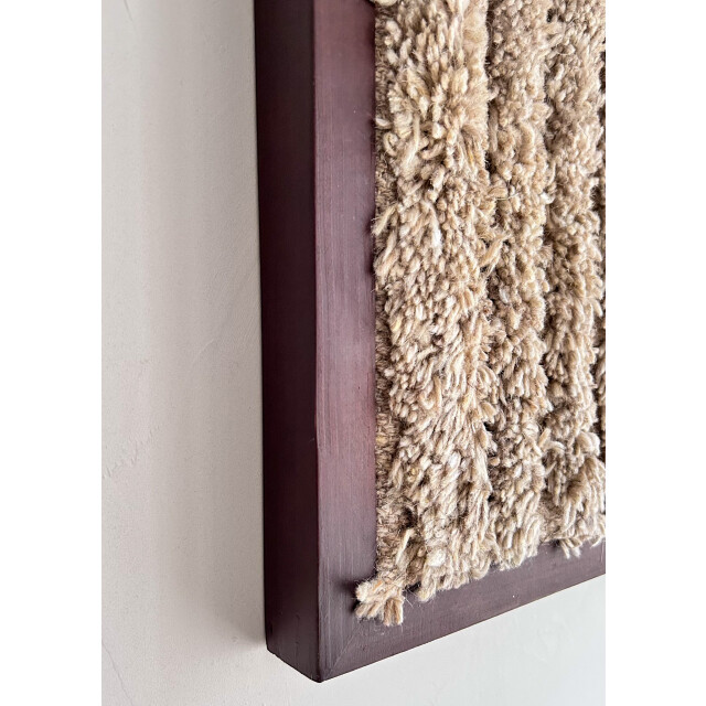 Home67 Wanddecoratie demi wool hanging 70 x 100 cm 2905414 large