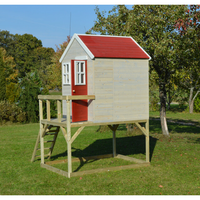 Wendi Toys Houten speelhuis op palen wtm21 160x190x244 cm 3068177 large