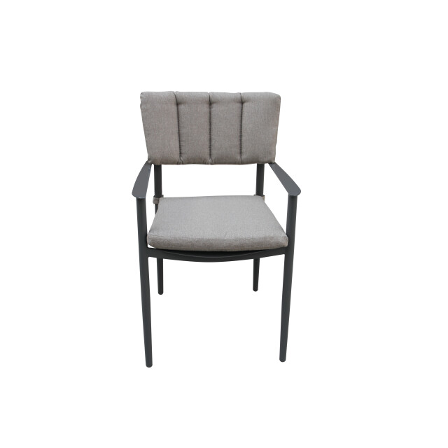 SenS-Line alicante eetkamerstoelen set van 4 56,5x59,5x87 aluminium - 3079740 large