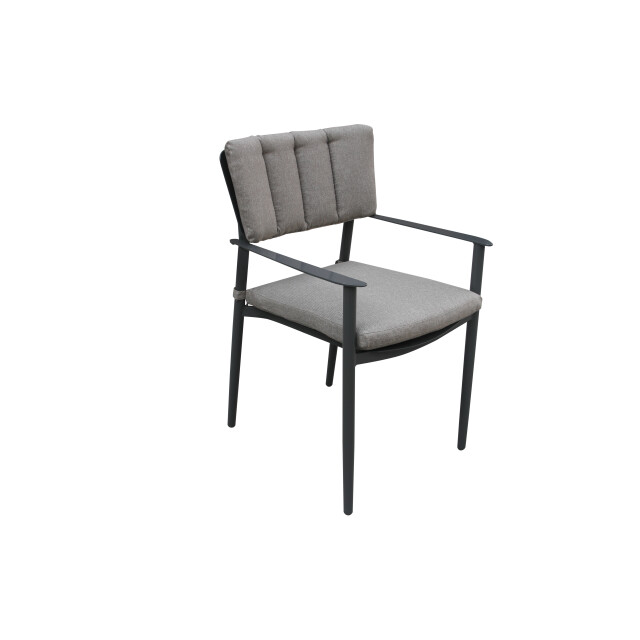 SenS-Line alicante eetkamerstoelen set van 4 56,5x59,5x87 aluminium - 3079740 large