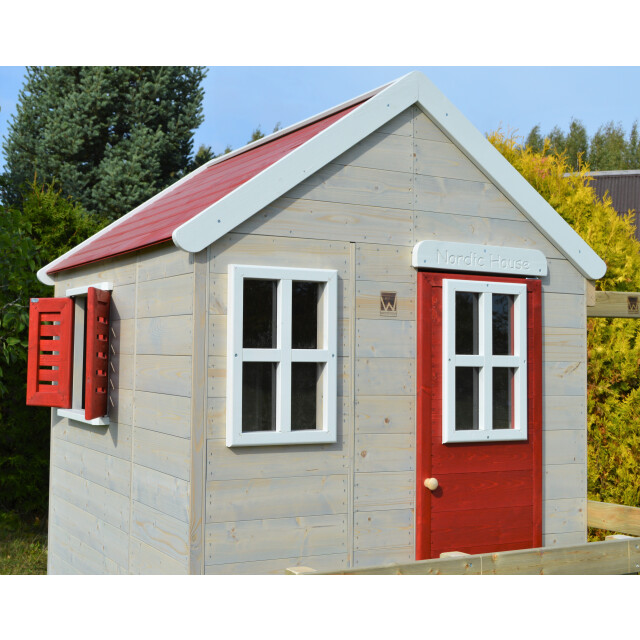 Wendi Toys Houten speelhuis op palen wtm21 160x190x244 cm 3068177 large