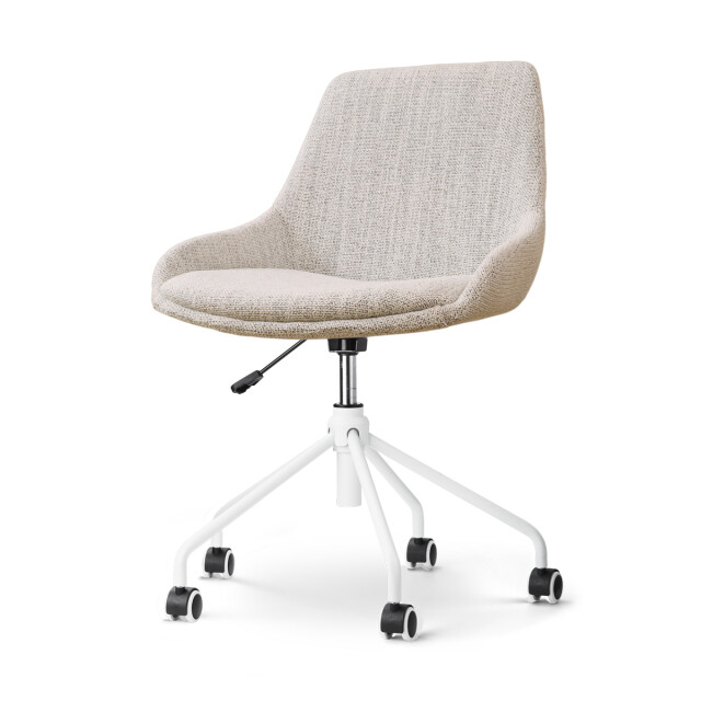 Nolon Nout-isa bureaustoel gemêleerd wit onderstel 3079653 large