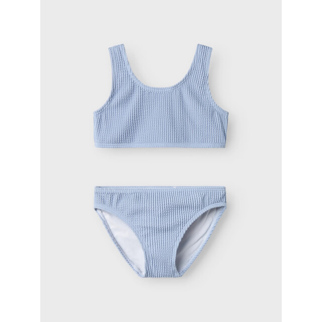 Name It Meisjes bikini set nkfziba gestreept met kliksluiting 13232807-Lichtblauw large