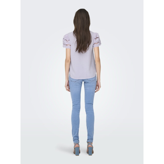 Jacqueline de Yong Jdyhannah ss lace top wvn lila 4382.51.0004 large