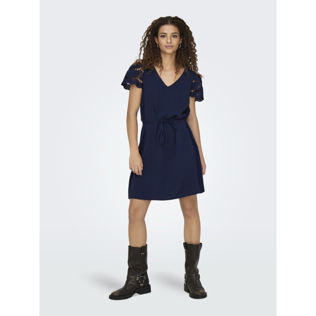 Jacqueline de Yong Jdyhannah life ss dress navy 4409.37.0016 large