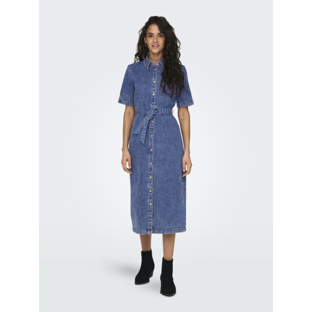 Only Onllana ss long dress dnm rea258 no blue denim 4430.35.0003 large