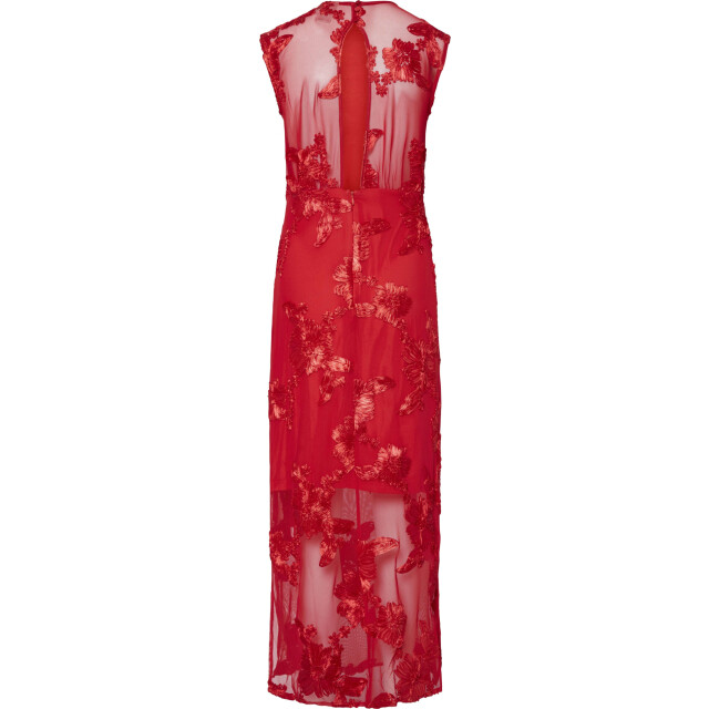 Y.A.S Yasfloree sl long dress s. show cherry tomato 26037067-213792 large