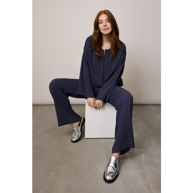 Corel Amsterdam nola pant uni crepe 1011-5283 512 polar night 06541.261.0027 large