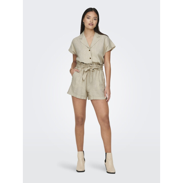 Jacqueline de Yong say mw linen shorts wvn noos 15225921 oatmeal 06902.941.0001 large
