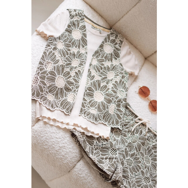 Like Flo Zomer short meisjes army high waist florien F502-5617-355 large