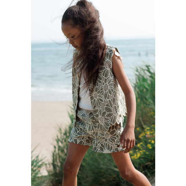 Like Flo Zomer short meisjes army high waist florien F502-5617-355 large
