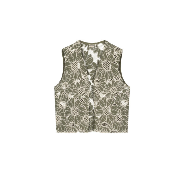 Like Flo Zomer gilet meisjes army colette F502-5107-355 large