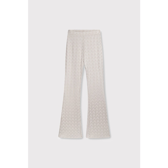 Alix The Label Ladeis knitte a jzquard pant taupe 4109.77.0060 large