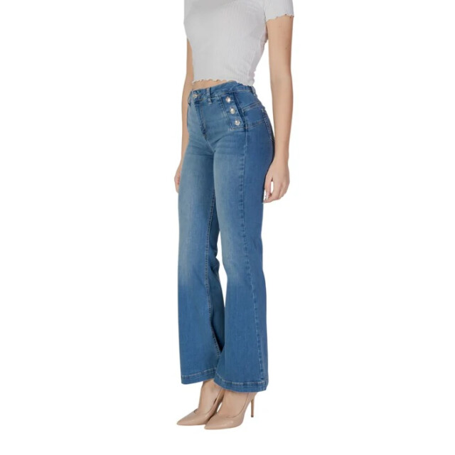 Liu Jo Jeans dames Liu Jo Blauw Flared Jeans large