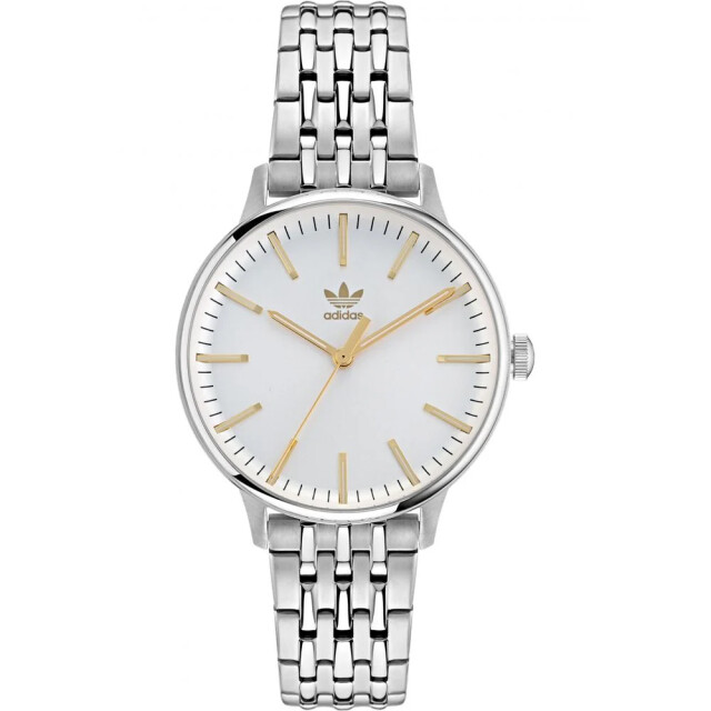 Adidas Rvs horloge met code one functie Adidas Grijze RVS Horloge Met CODE ONE Functie large