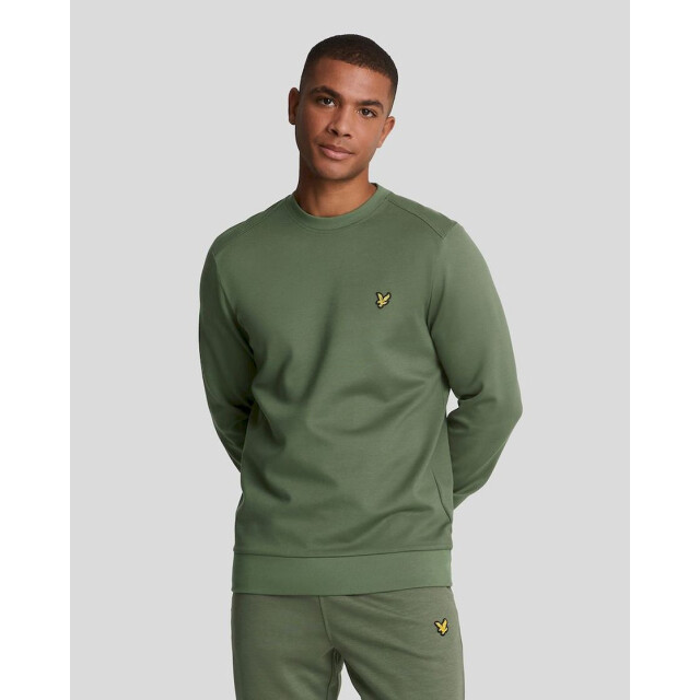 Lyle and Scott crew neck fly fleece sweater sportcasual heren - 069640_340-XL large