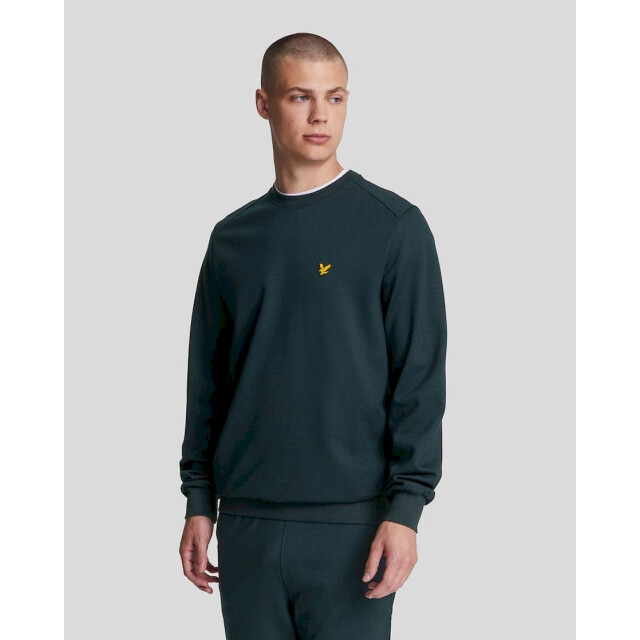 Lyle and Scott crew neck fly fleece sweater sportcasual heren - 069641_290-XXL large