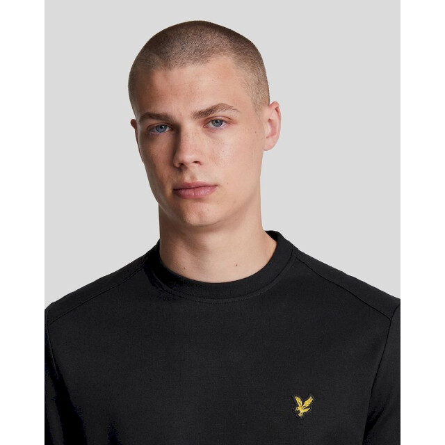 Lyle and Scott crew neck fly fleece sweater sportcasual heren - 069642_990-XXL large