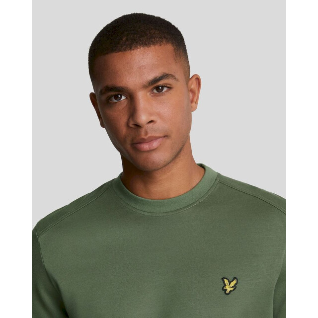 Lyle and Scott crew neck fly fleece sweater sportcasual heren - 069640_340-XL large
