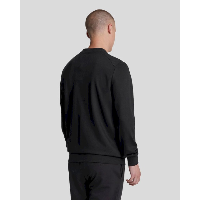 Lyle and Scott crew neck fly fleece sweater sportcasual heren - 069642_990-XXL large