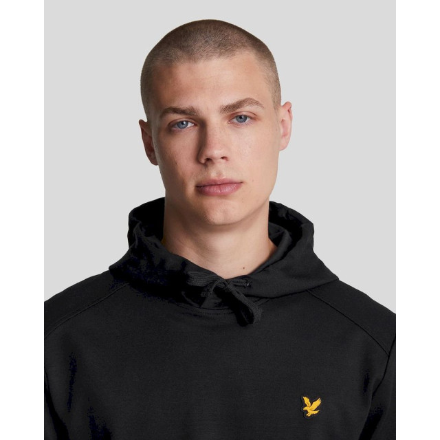 Lyle and Scott fly fleece hoodie hooded sportcasual heren - 069645_990-L large