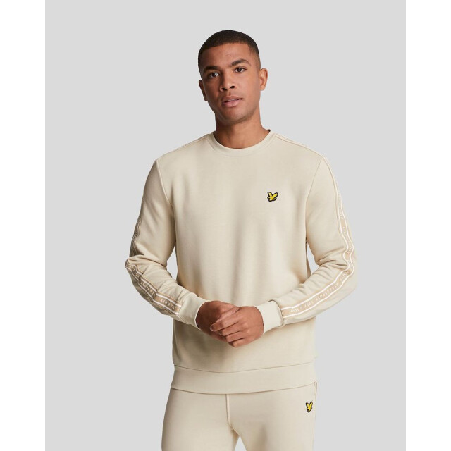 Lyle and Scott tape crew neck sweater sportcasual heren - 069651_180-XL large