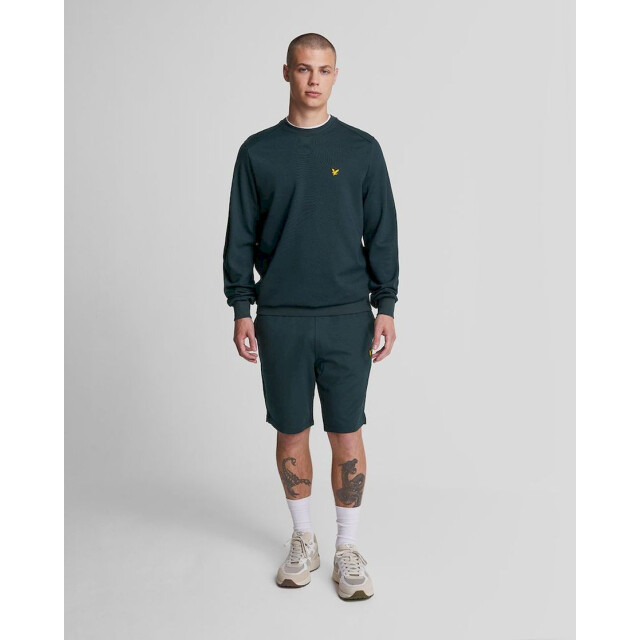 Lyle and Scott crew neck fly fleece sweater sportcasual heren - 069641_290-XXL large