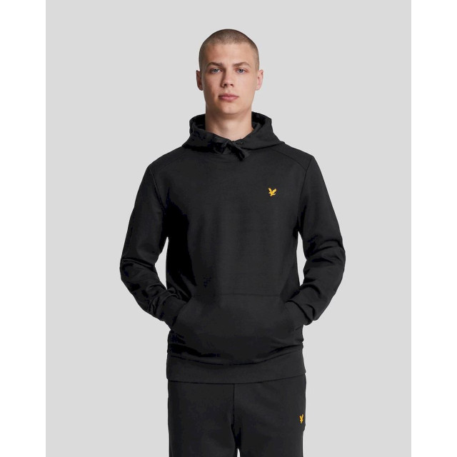 Lyle and Scott fly fleece hoodie hooded sportcasual heren - 069645_990-L large